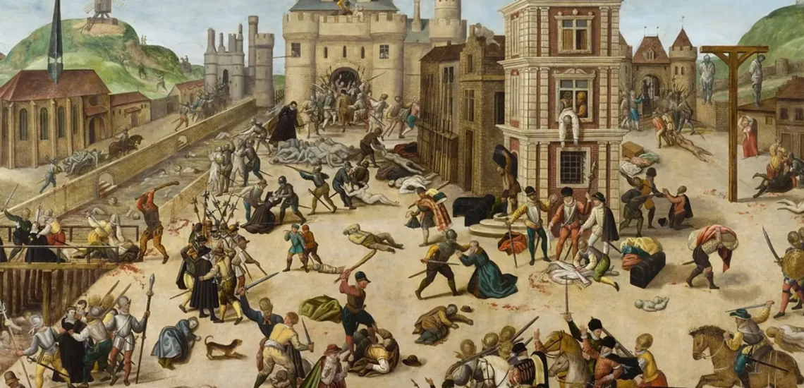 Le massacre de la Saint-Barthélemy, le 24 août 1572