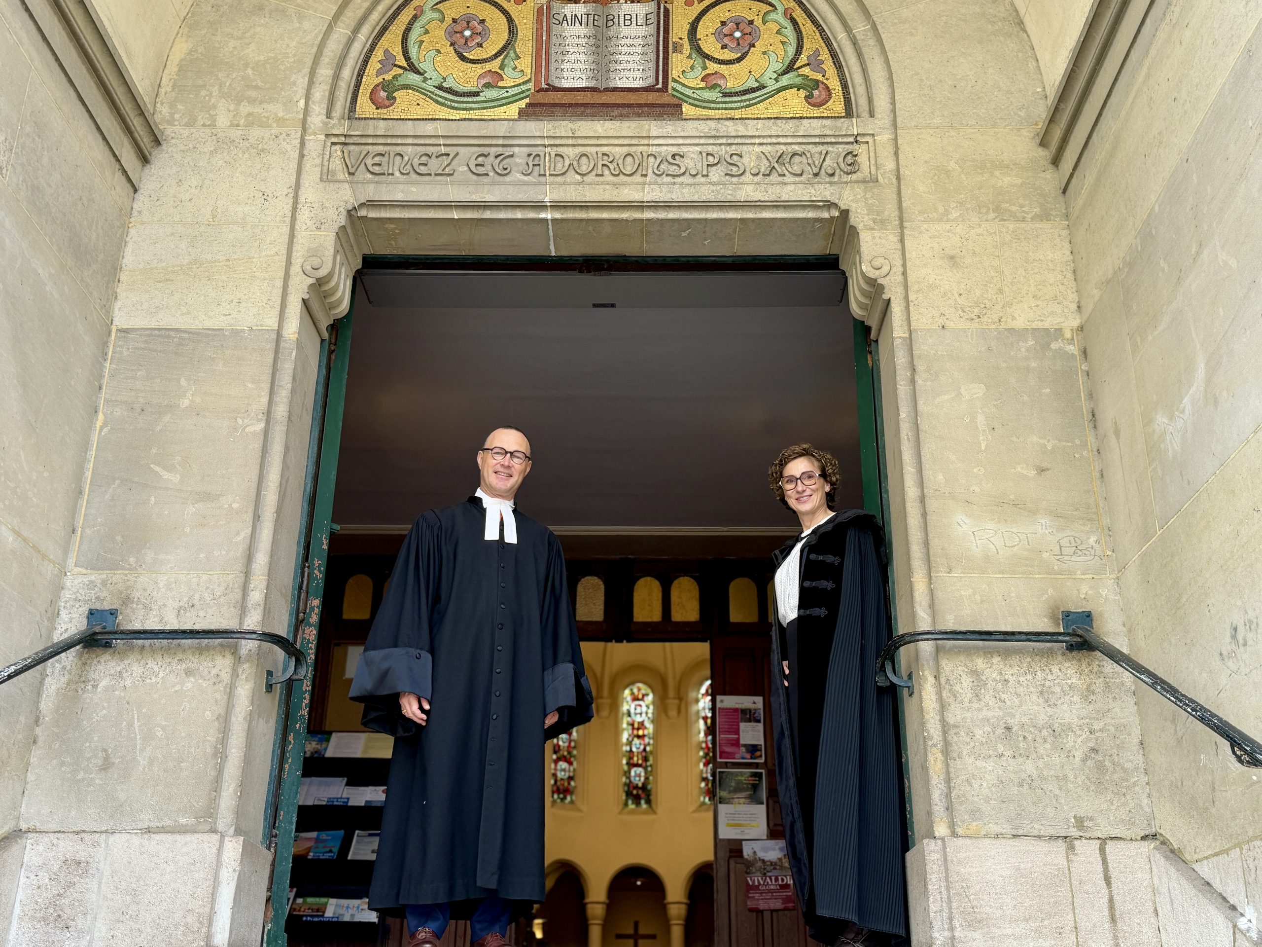 Pasteurs Edina Pulaï et Olivier Putz